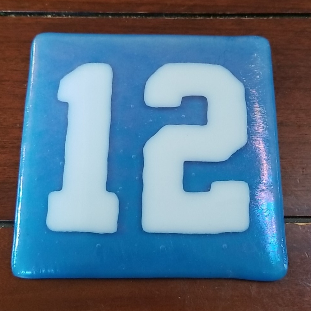 12s glass coaster